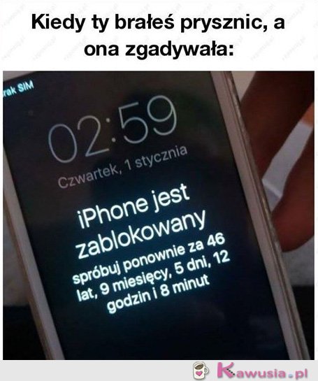 O kurcze chyba się zorientuje