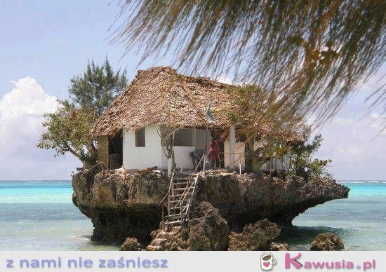 Restauracja na kamieniu Zanzibar