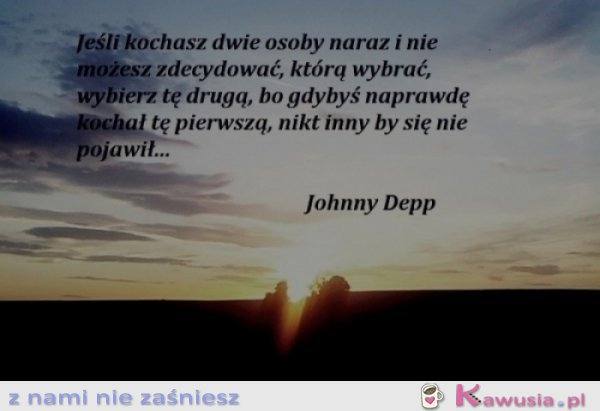 Jeśli kochasz dwie osoby naraz...