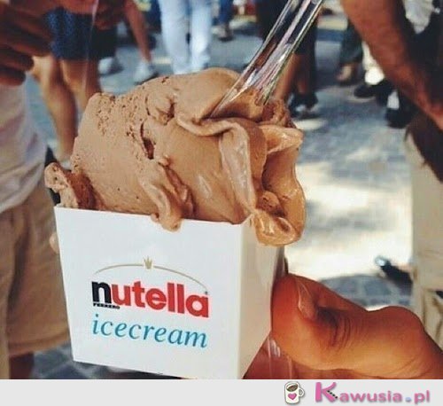 Lody nutella