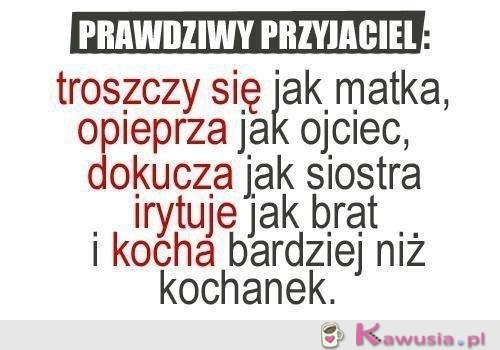 Prawdziwy przyjaciel...