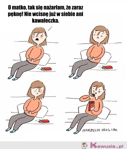 Na czekoladkę zawsze się znajdzie miejsce...