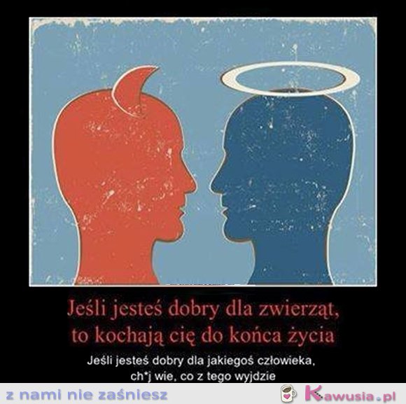 Jeśli jesteś dobry dla zwierząt