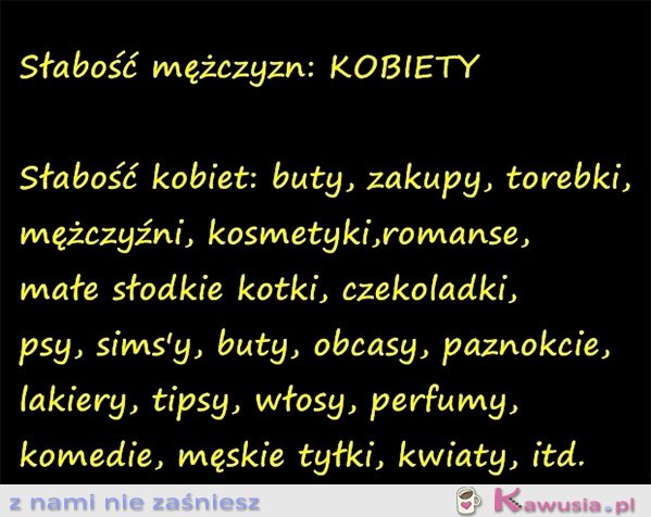 Słabość mężczyzn