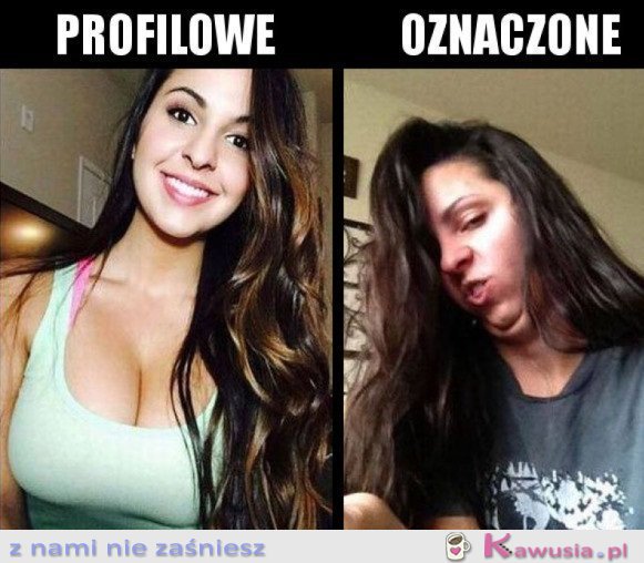 ZDJĘCIE PROFILOWE VS. OZNACZONE