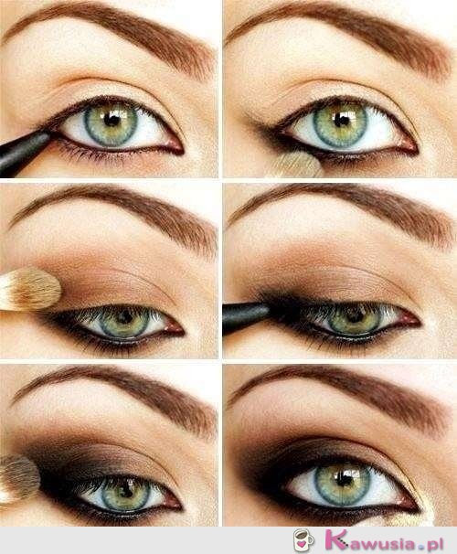 śliczny make up