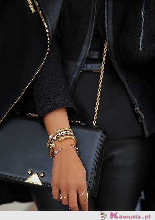 Czarny total look