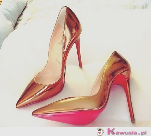 Gold Louboutin's