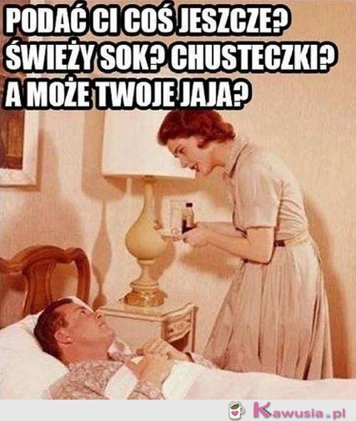 Gdy mężczyzna ma katar...