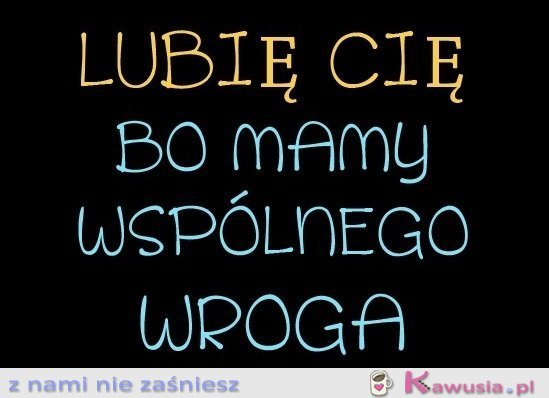 Lubię Cię bo...