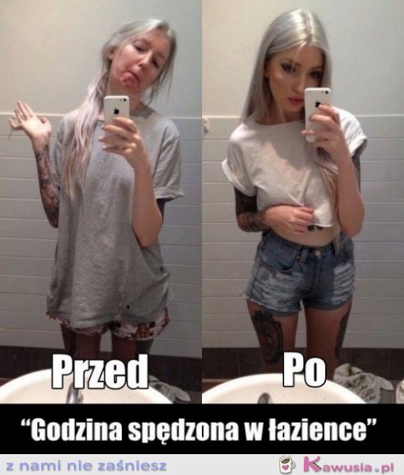 Godzina spędzona w łazience