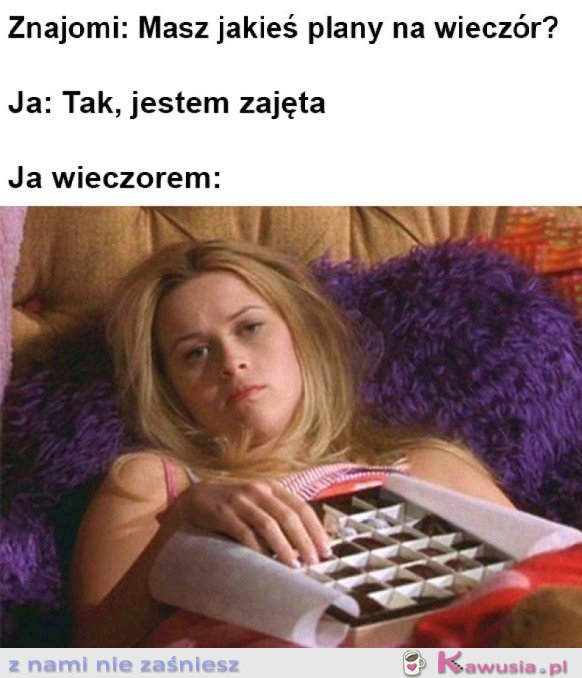 MÓJ PLAN NA WIECZÓR