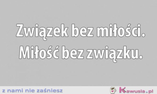 Związek bez...