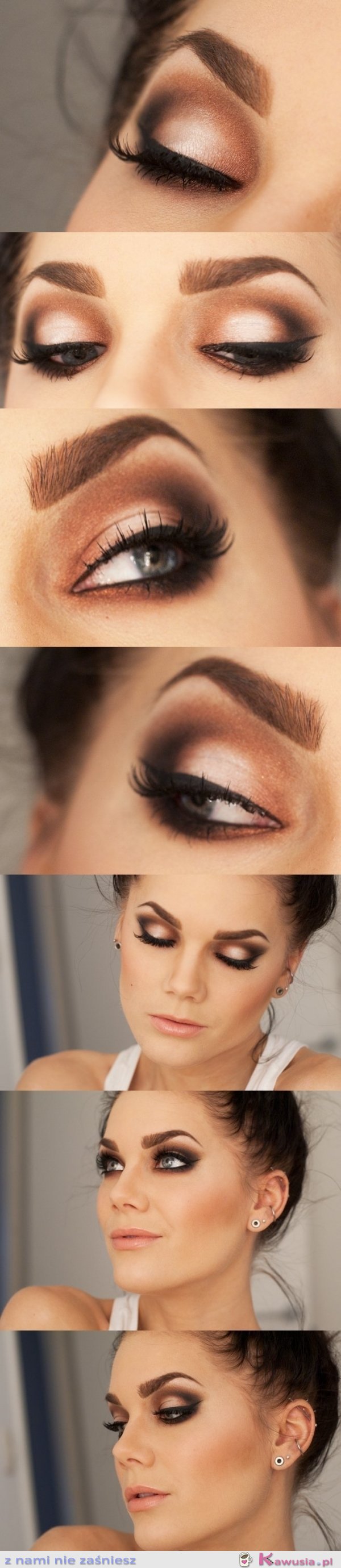 śliczny make up