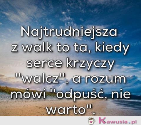 Bardzo ciężka walka