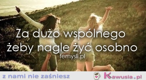 Za dużo wsp&oacute;lnego żeby...