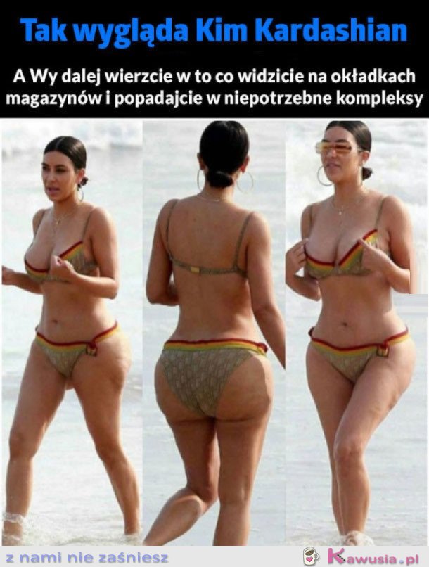 KIM KARDASHIAN BEZ PHOTOSHOPA