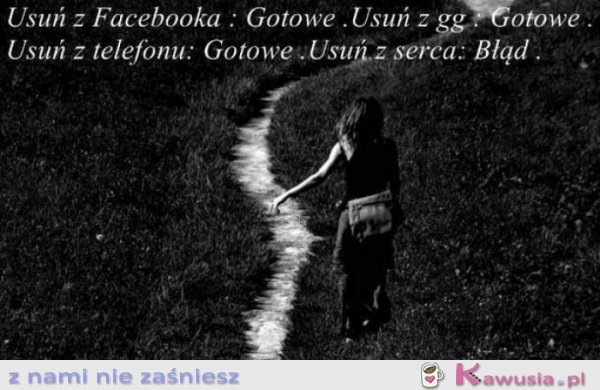 Usuń. Gotowe. Błąd