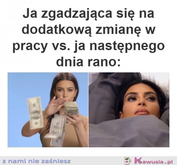 Ja zostając dodatkowo w pracy