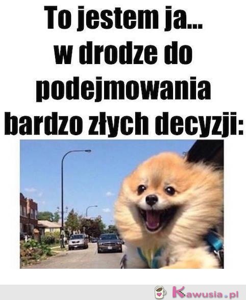 Z usmiechem na twarzy...