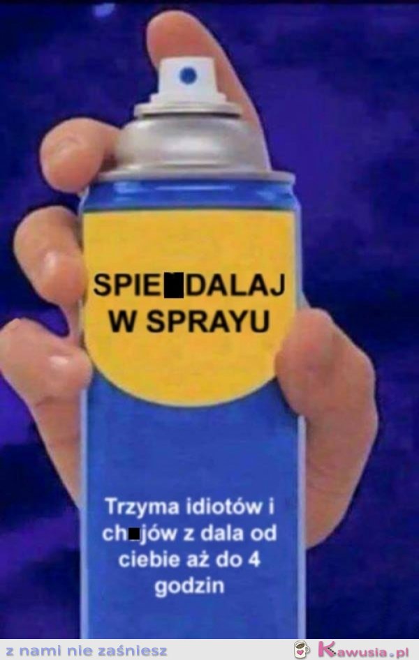 Ciekawe czy ten spray działa