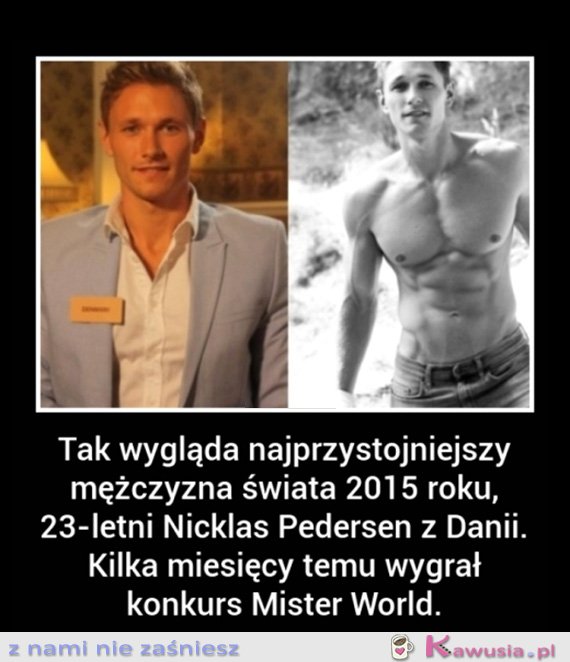 Tak wygląda najprzystojniejszy