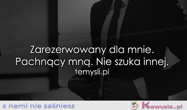 Zarezerwowany dla mnie