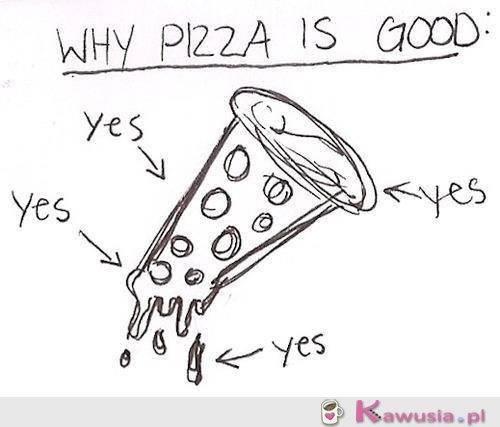 Dlaczego pizza jest dobra