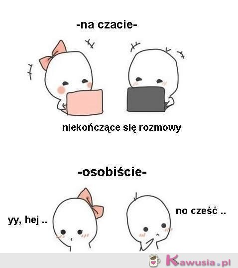 Na czacie i osobiście