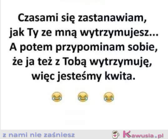 Czasami się zastanawiam