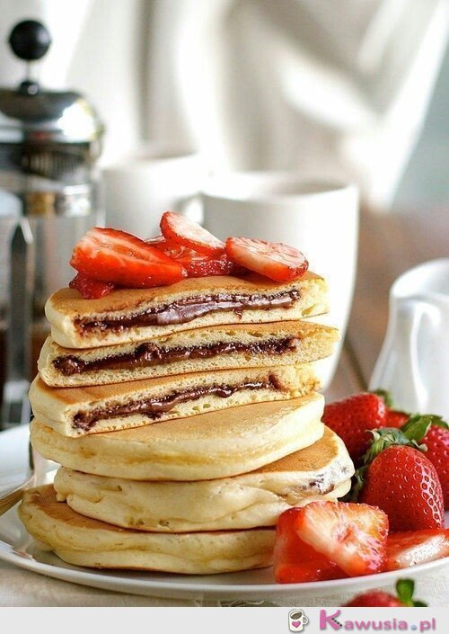 Naleśniki wypełnione nutellą