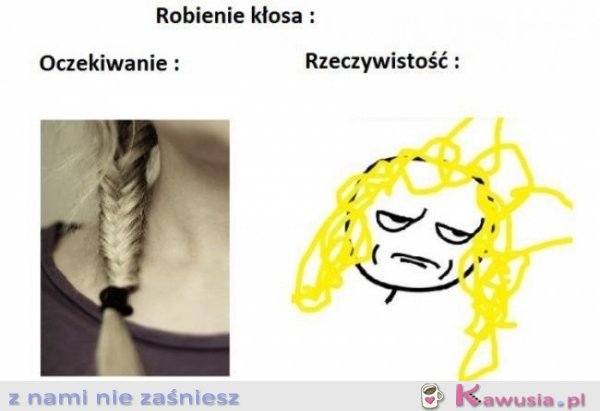 Robienie kłosa...