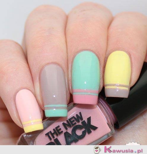 śliczne paznokcie