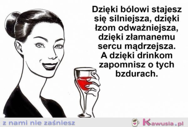 Dzięki bólowi stajesz się silniejsza