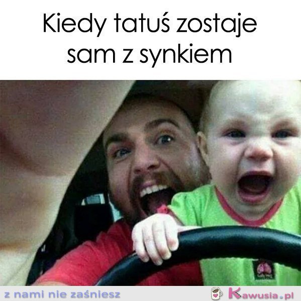 Kiedy tatuś zostaje sam z synkiem