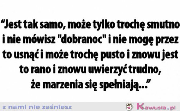 Jest tak samo...