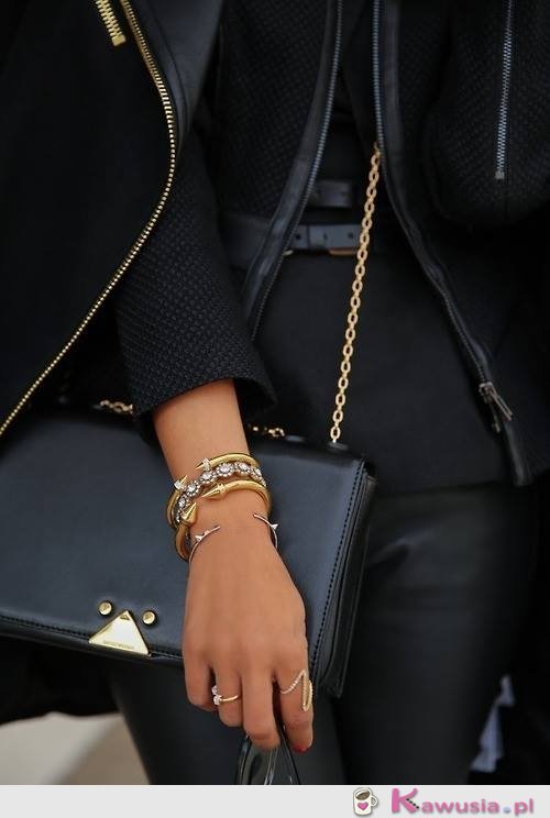 Czarny total look