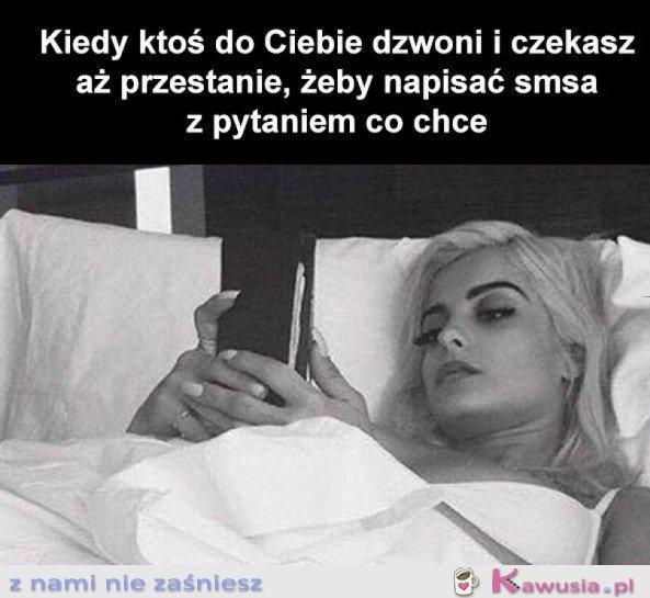 NIE CHCE MI SIĘ GADAĆ
