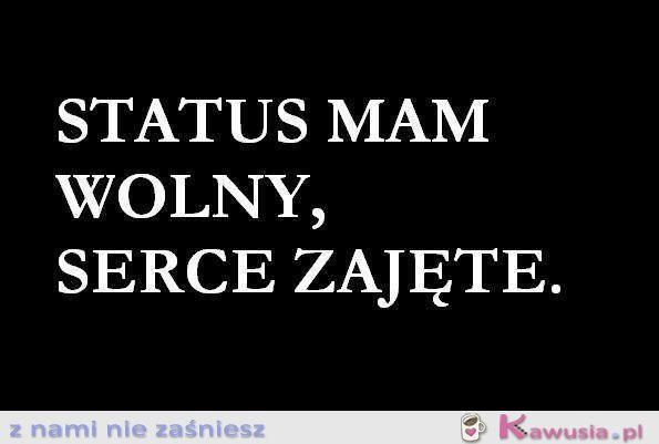 Status mam wolny..