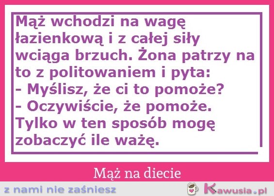 Mąż na diecie