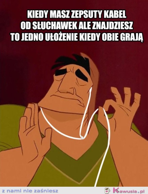 KIEDY MASZ ZEPSUTY KABEL