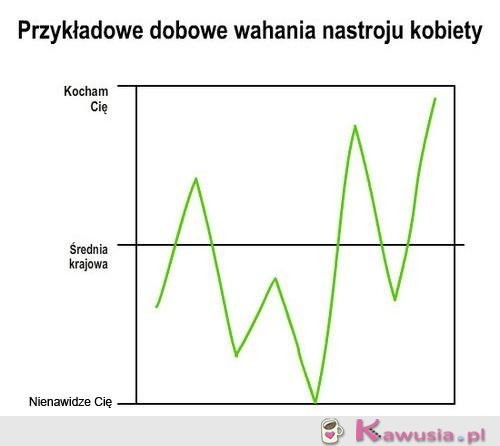 Dobowe wahania nastroju kobiety...