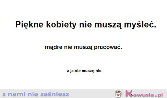 Piękne kobiety nie muszą