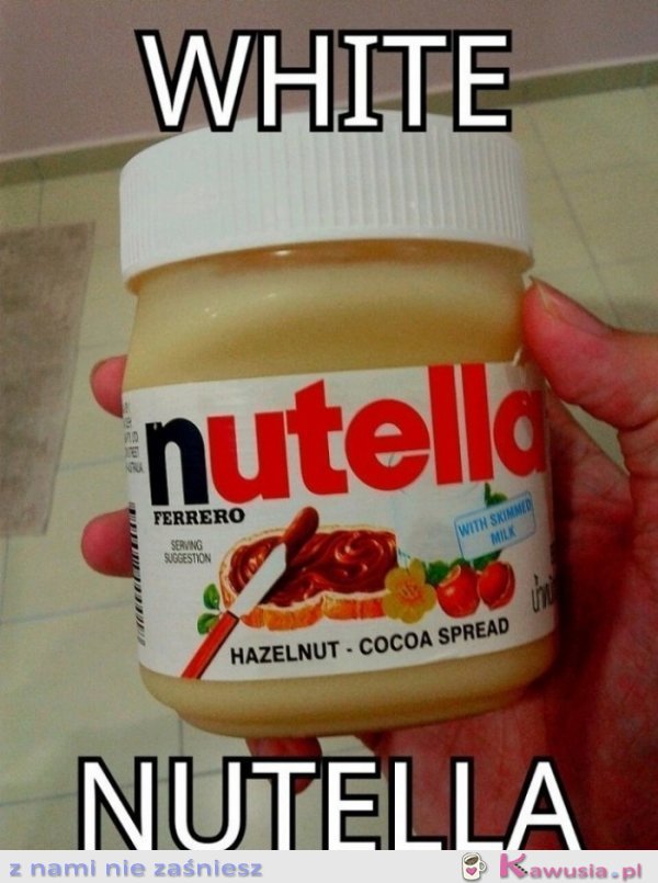 White nutella