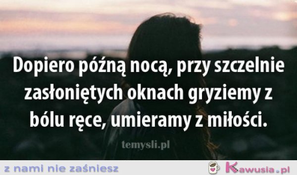 P&oacute;źną nocą