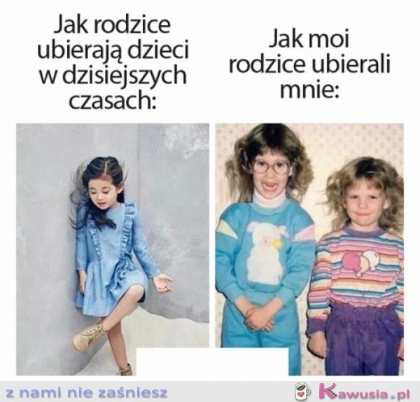 Rodzice kiedyś i dziś