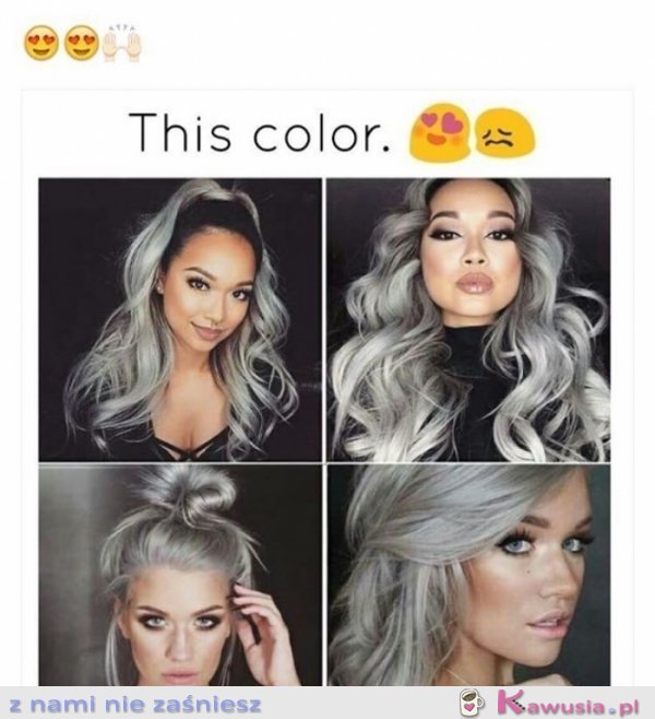 Najmodniejszy kolor włosów