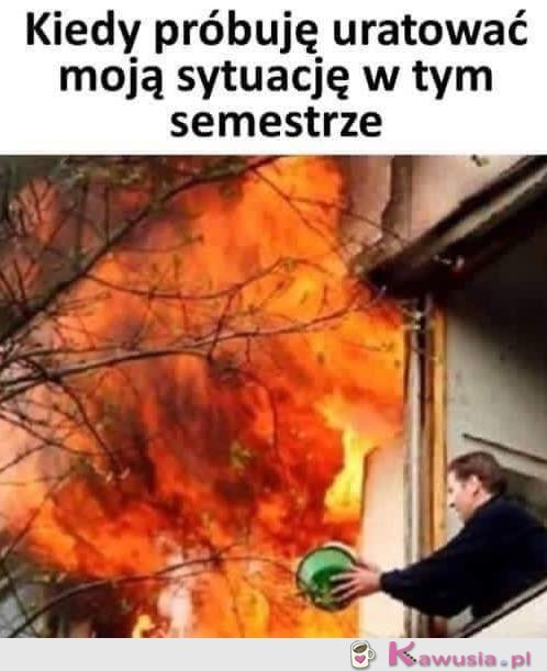 Moja sytuacja na koniec semestru