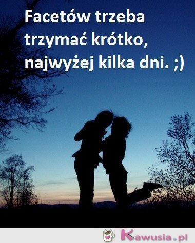 Facetów trzeba trzymać krótko
