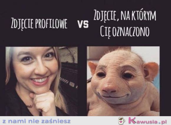 Zdjęcie profilowe vs...